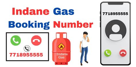 indane lpg gas booking mobile number